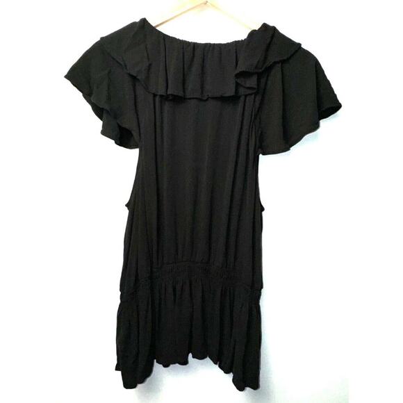 Old Navy XXL Black Ruffle Front Top - Picture 3 of 4